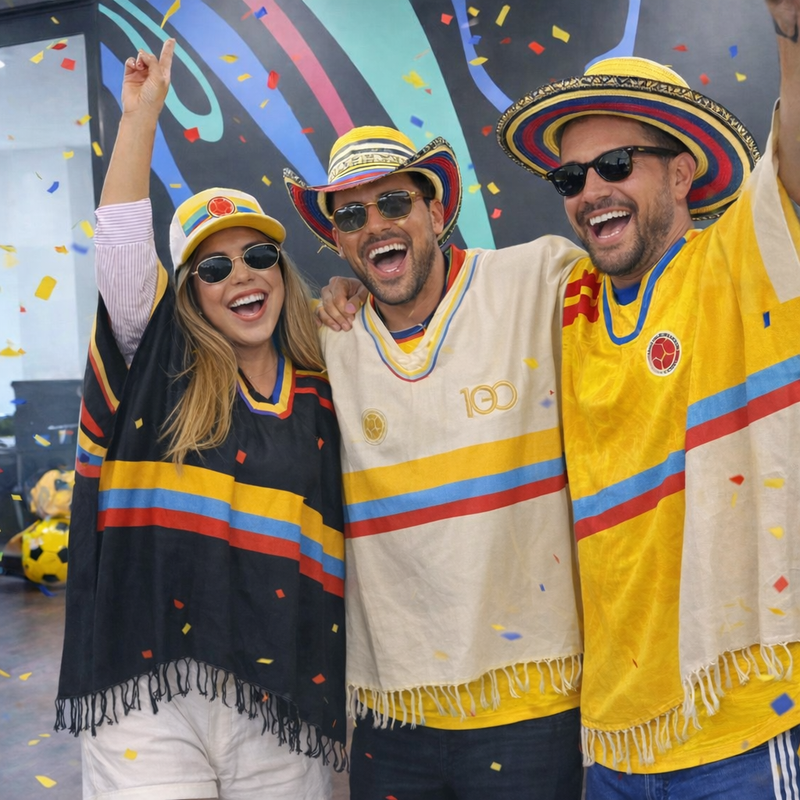 PONCHO SELECCION COLOMBIA