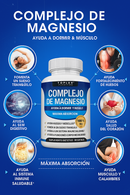 Magnesium Complex 90 Cápsulas – Más energía y menos calambres | Envío gratis + Pago contra entrega