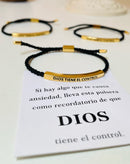 Pulsera Dios tiene el Control - Envío gratis - Pago Contra Entrega